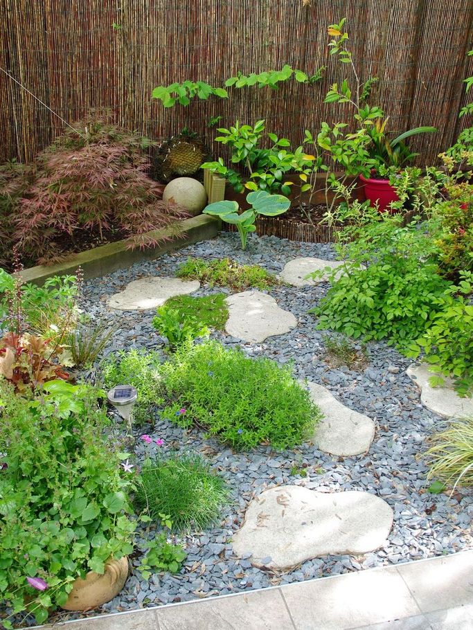 Un jardin aménagé