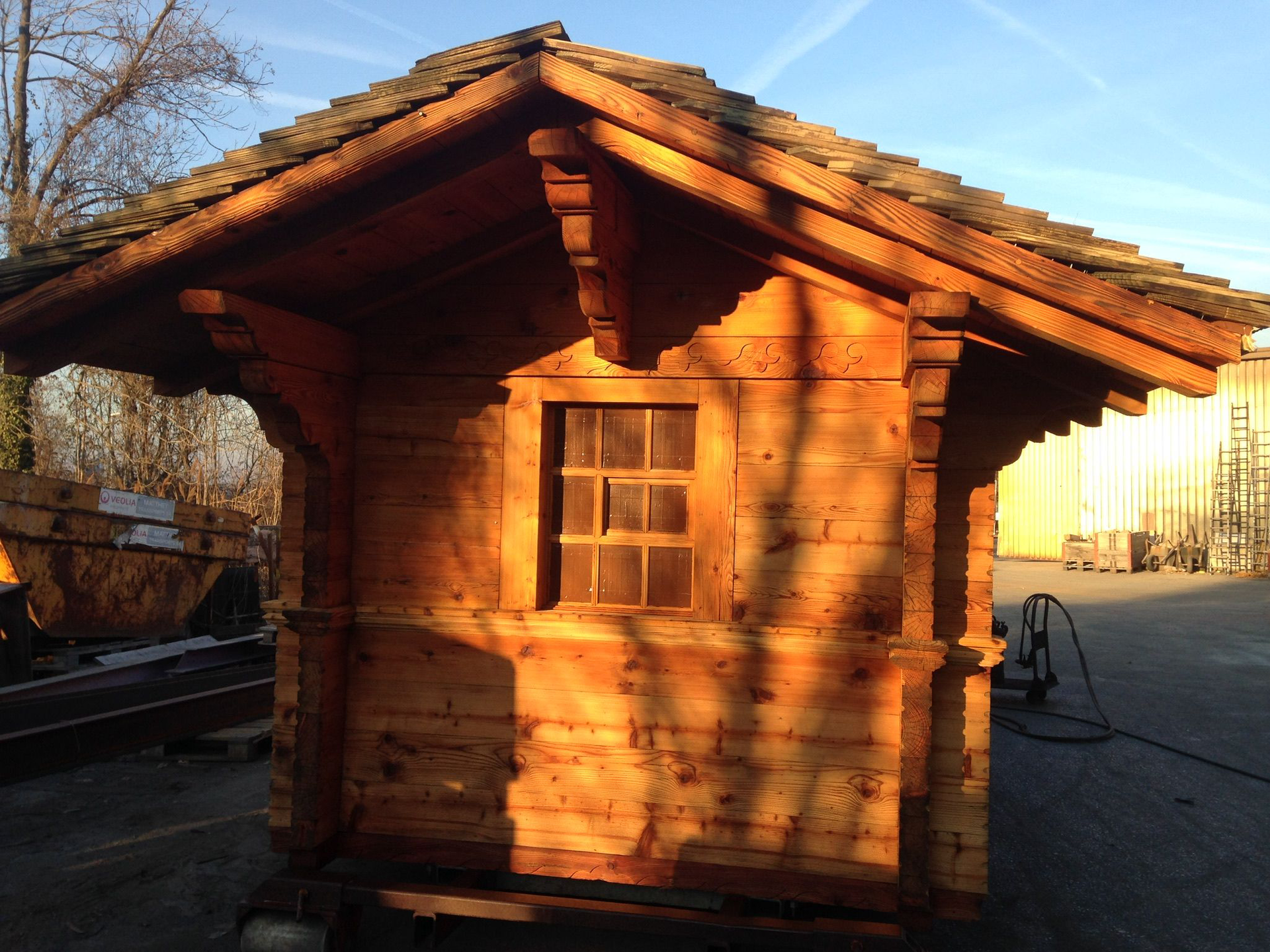 Jacquier & Cie SA - Peinture cabane en bois