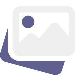 Pila d'icones d'imatge amb un gràfic de muntanya i sol.