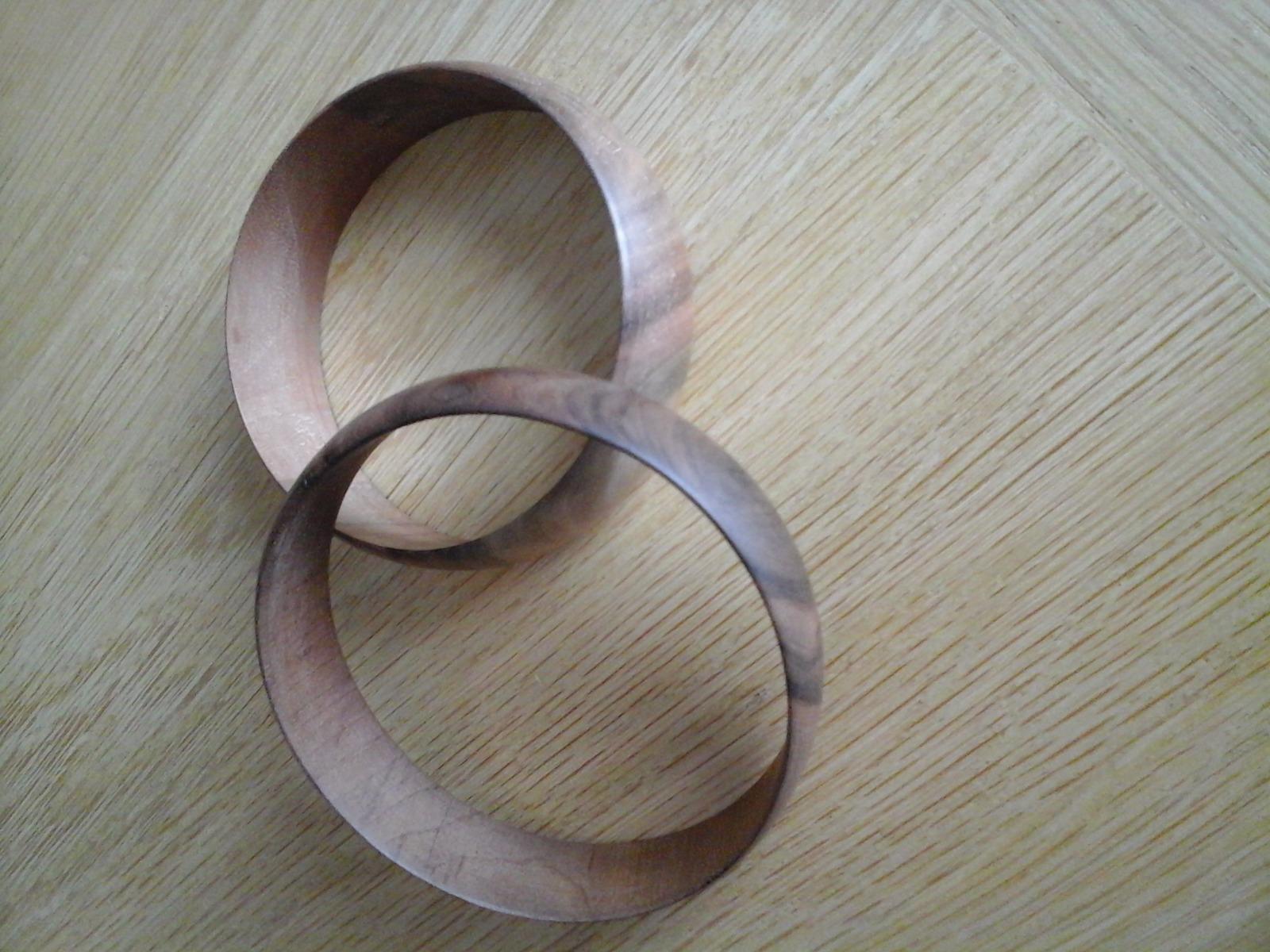 Bracelets bois noyer de pays