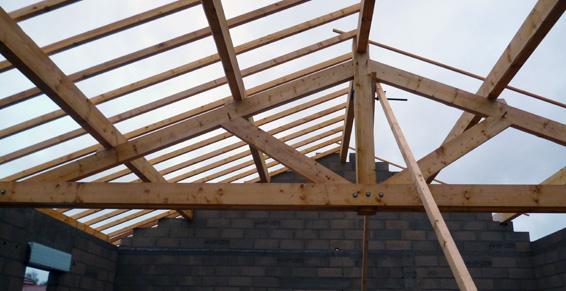 Charpente traditionnelle à Grandfontaine