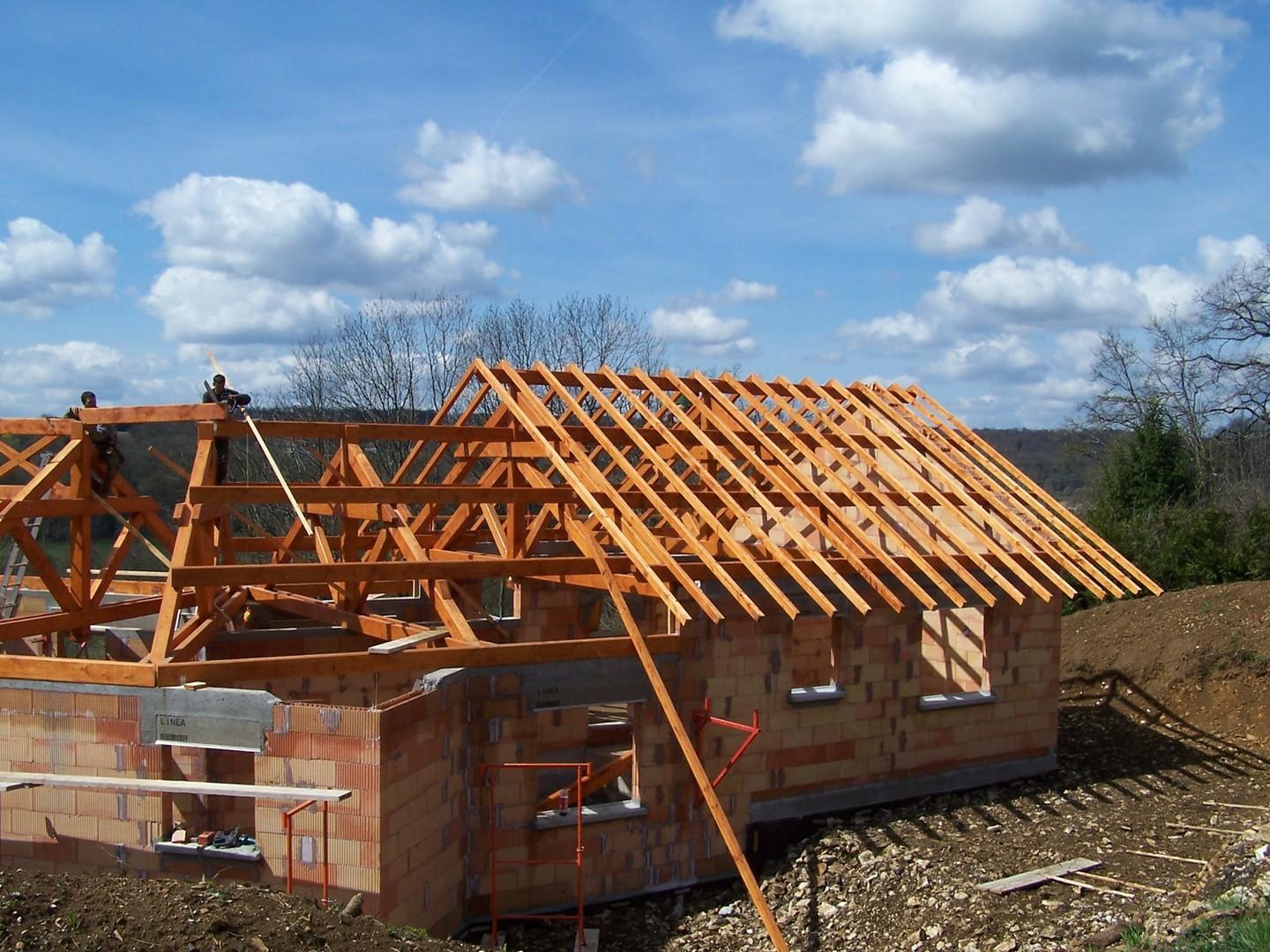 Charpente traditionnelle apparente