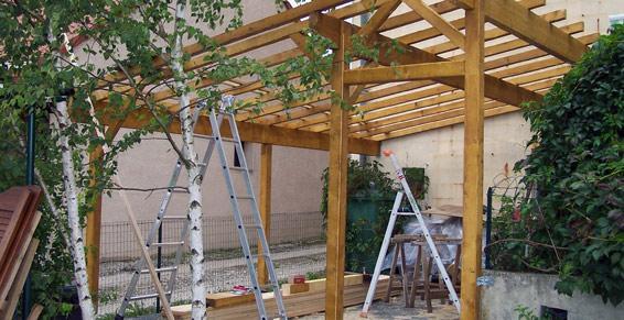 Création d'un pergola