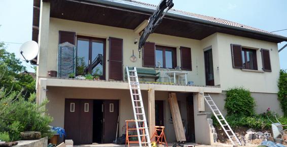 Création terrasse école Valentin