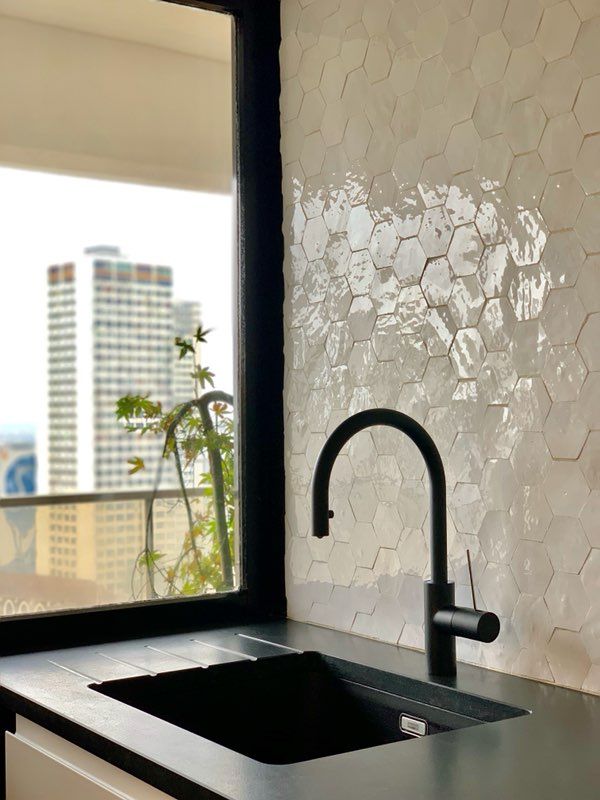 zellige,terre cuite émaillée,design.