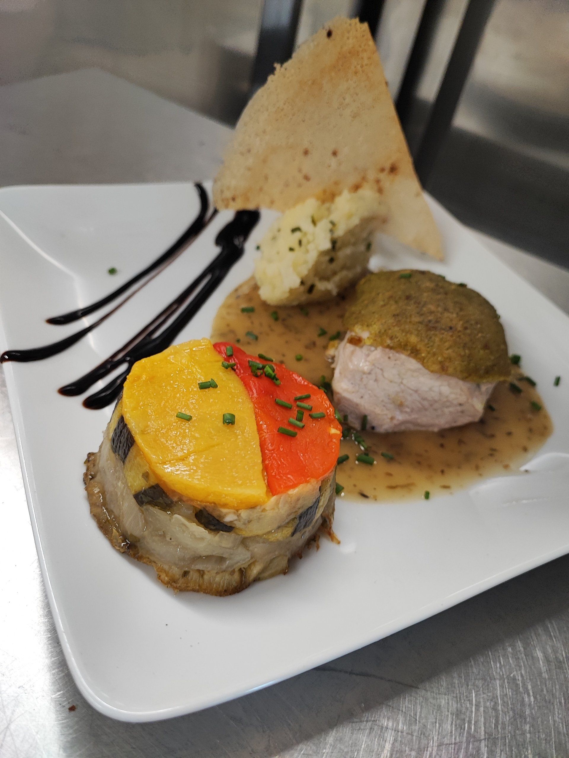 Viande en assiette