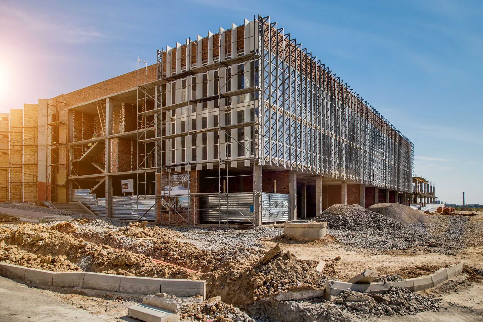 Un chantier de construction.