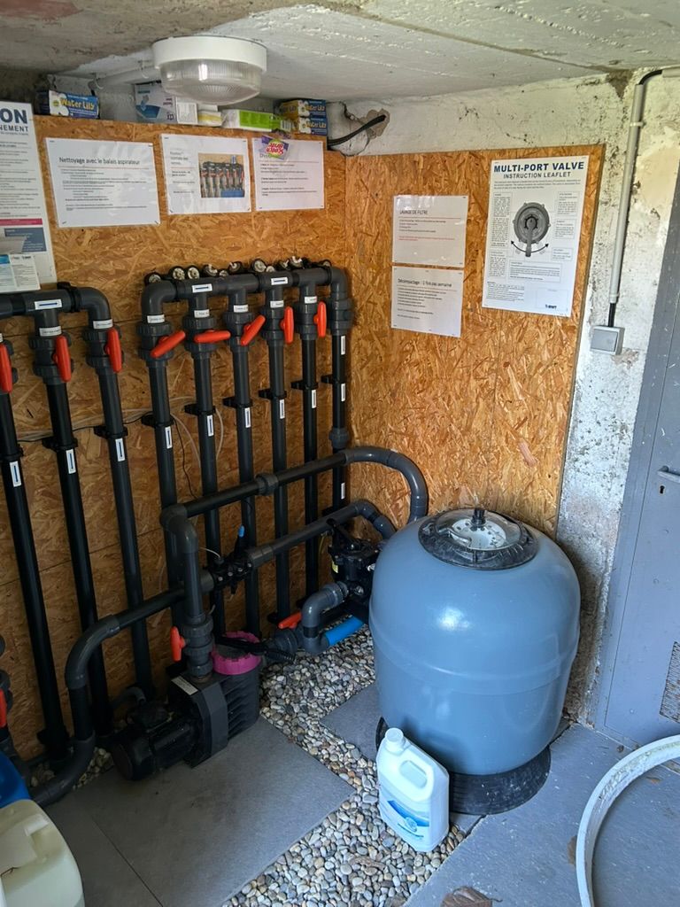 Système de filtration d'eau.