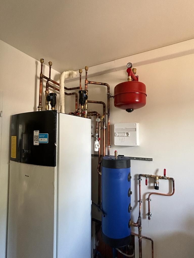 pompe à chaleur air eau de la marque Daikin