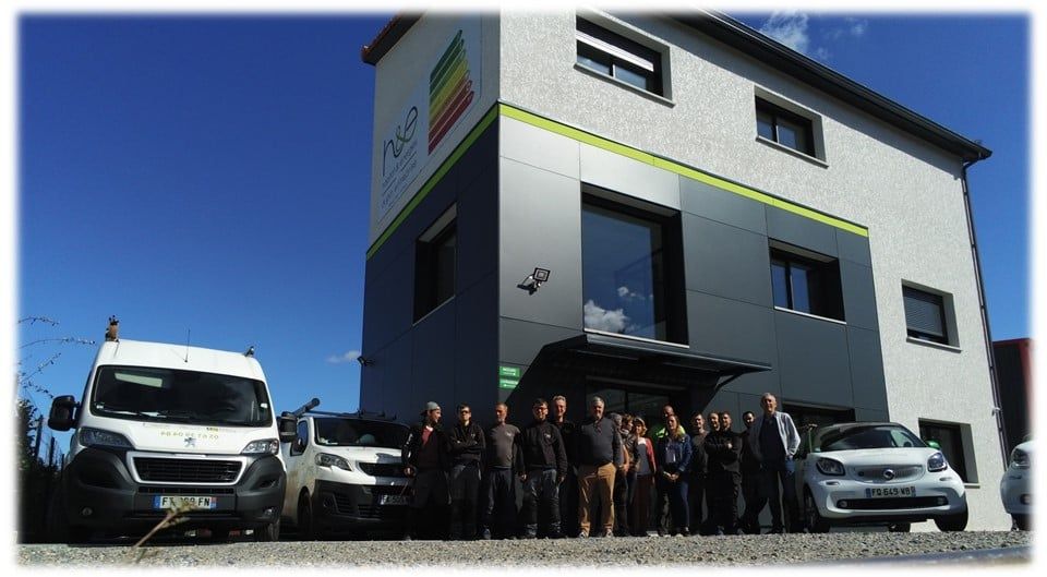 photo de l'équipe de l'entreprise Habitats et énergies