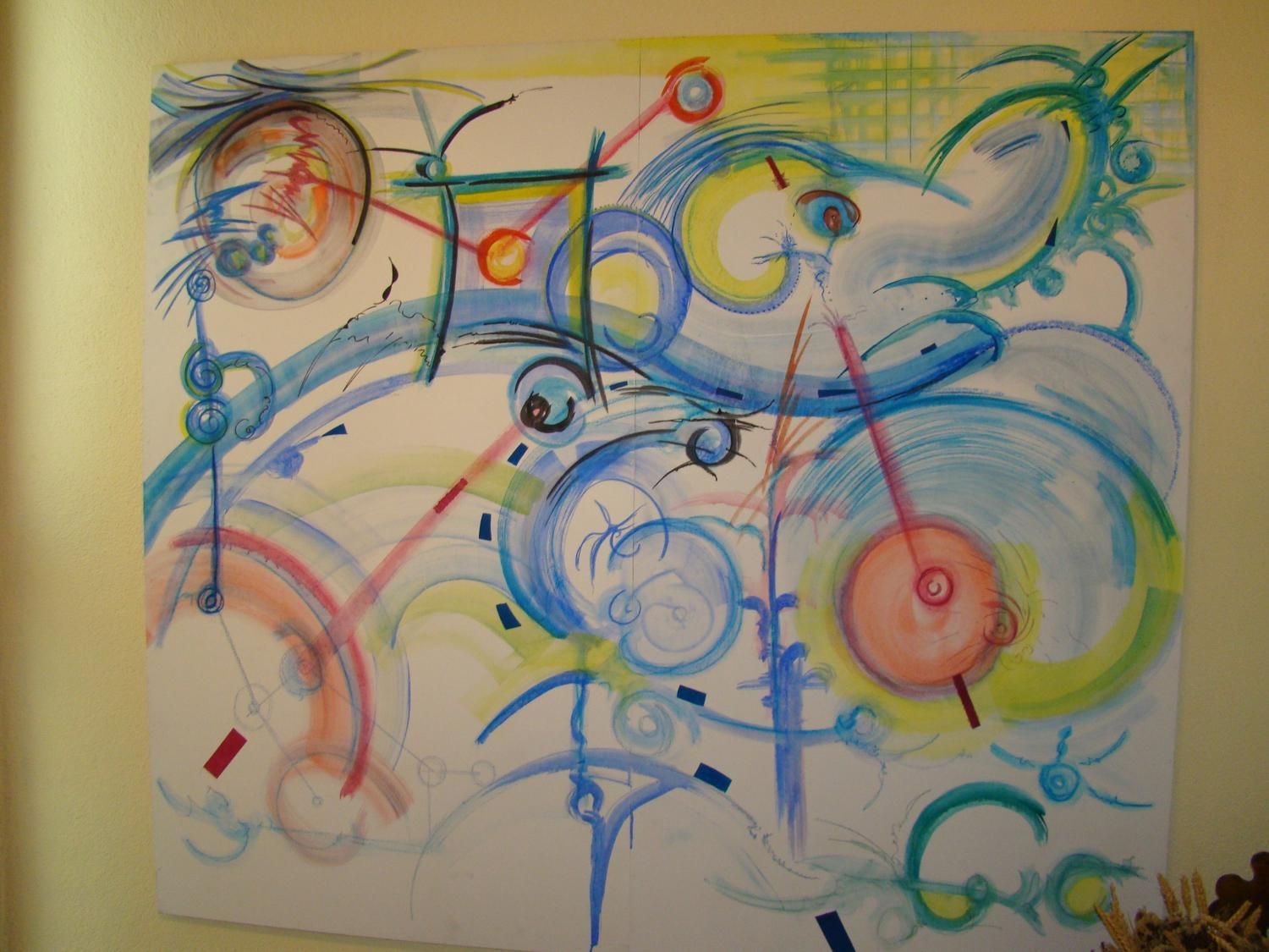 Arrangement auf Holz