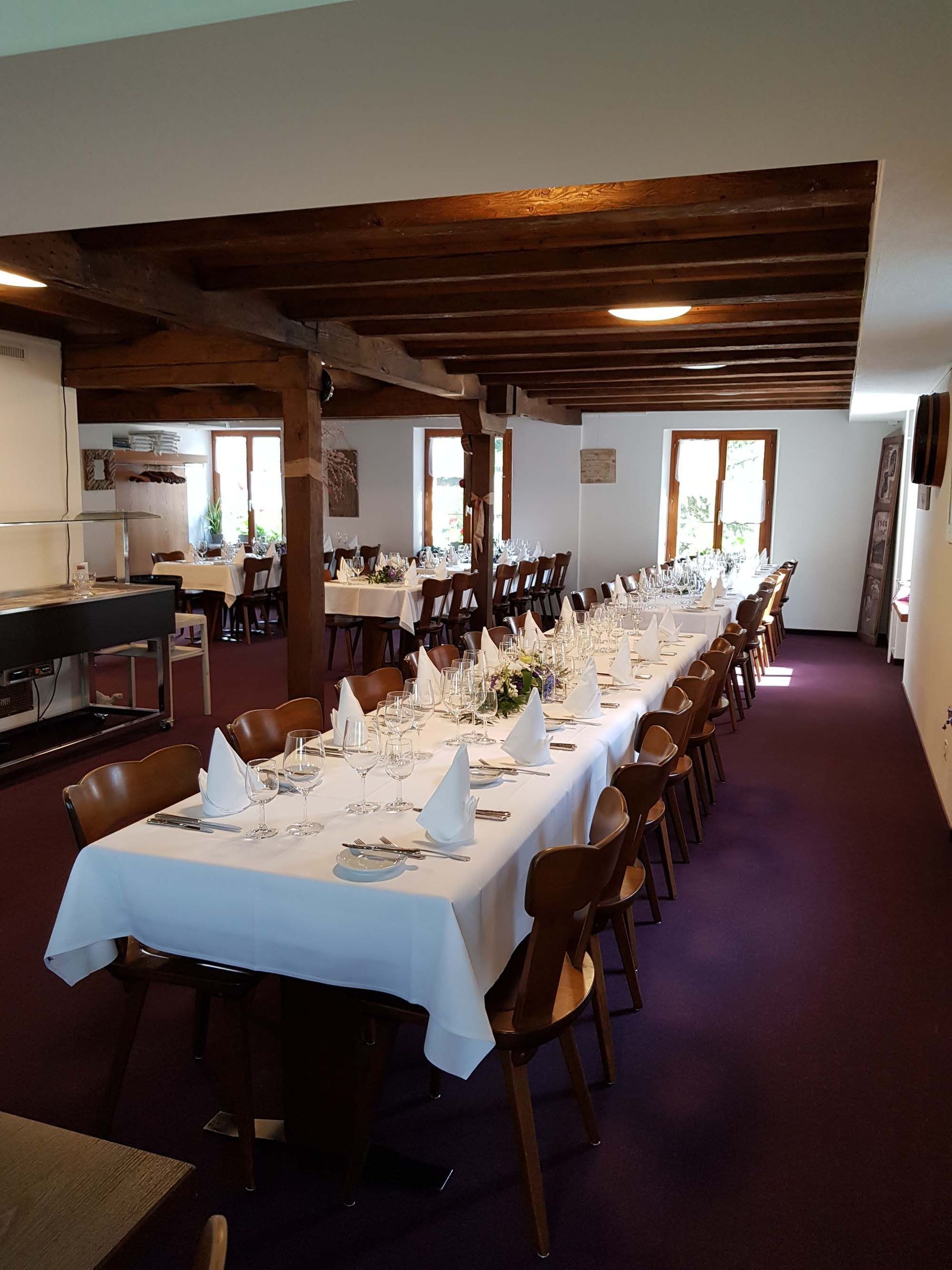 Saal - Hotel Restaurant Baumgarten - Benken