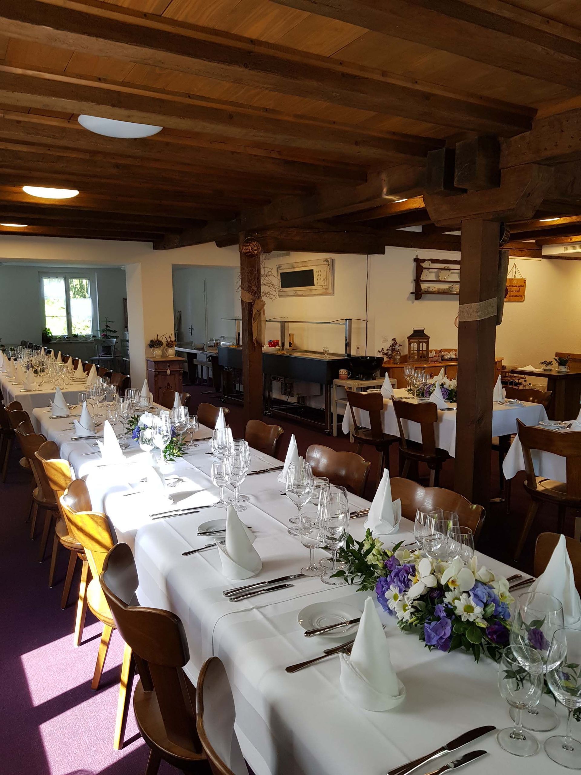 Saal - Hotel Restaurant Baumgarten - Benken