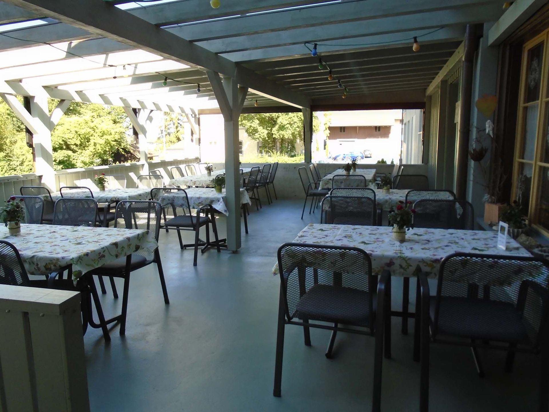 Terrasse - Hotel Restaurant Baumgarten - Benken