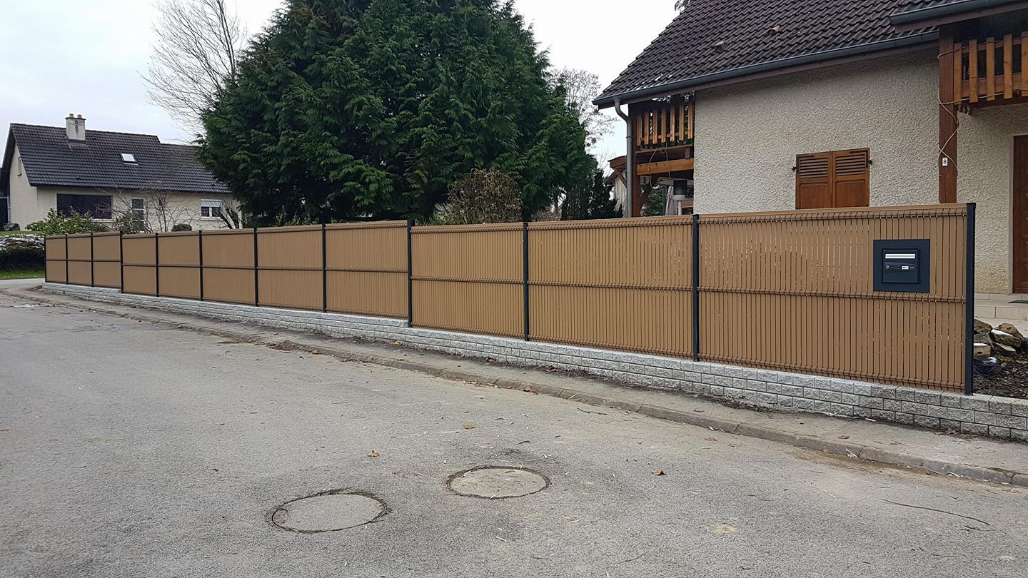 Barrière panneau occultant