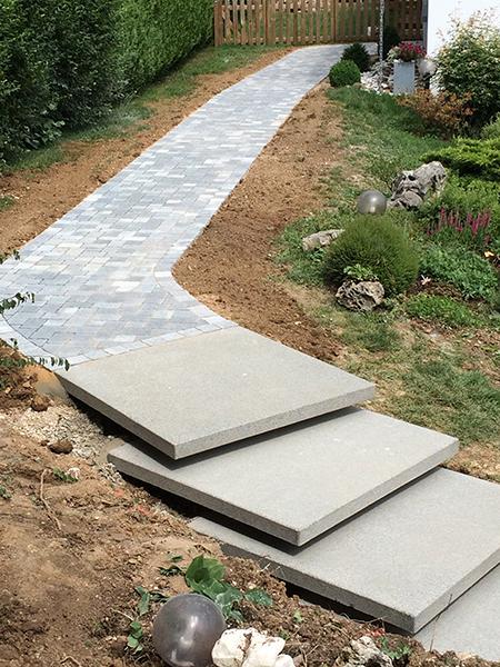 Dalles d'emmarchement