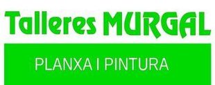 Logo de Talleres MURGAL con fondo verde y texto &ldquo;PLANXA I PINTURA&rdquo; en blanco