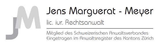 Logo - lic. iur. Jens Marguerat-Meyer - Schlieren