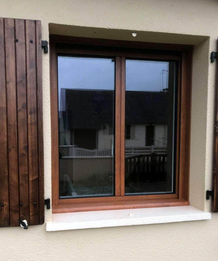 Fenêtre mixte et volets battants