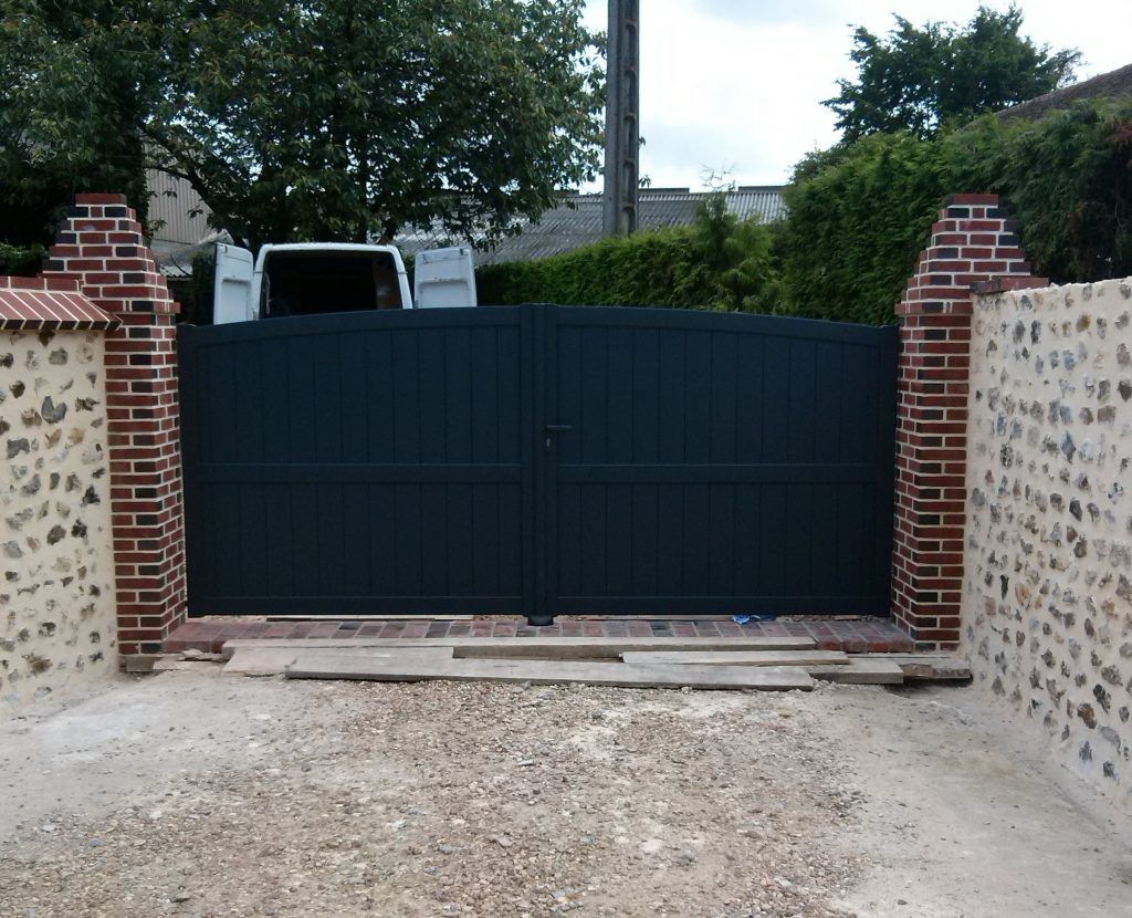 Portail modèle Galatea teinte anthracite