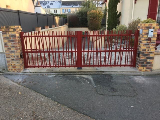 Portail modèle Insiglas Spagnolo à deux battants