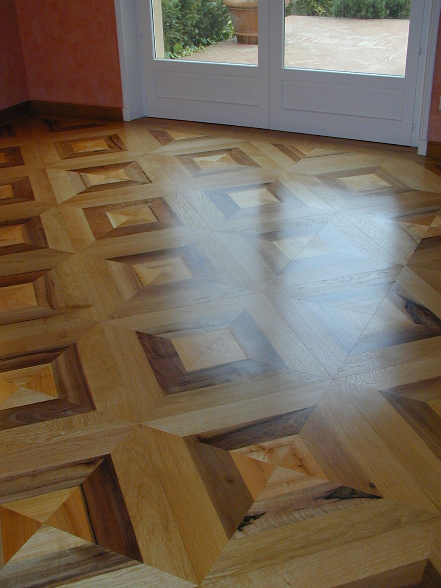 Pose de parquet à motif Aremberg