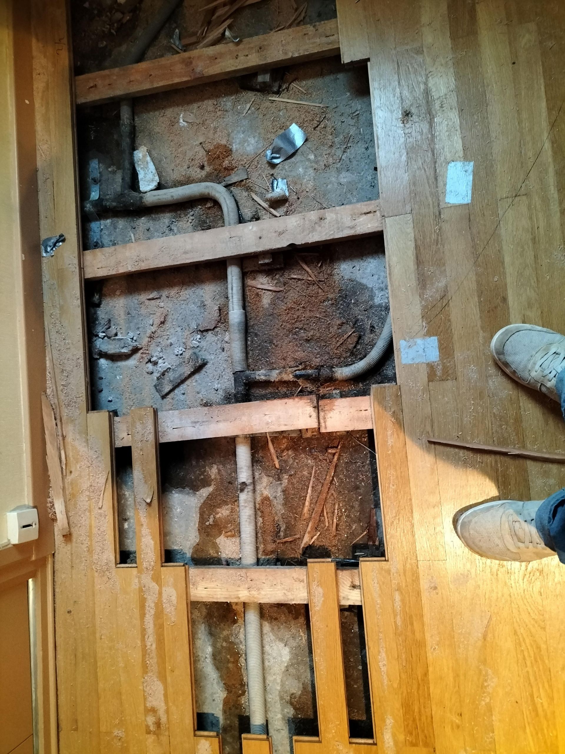 Réparation de parquet abîmé