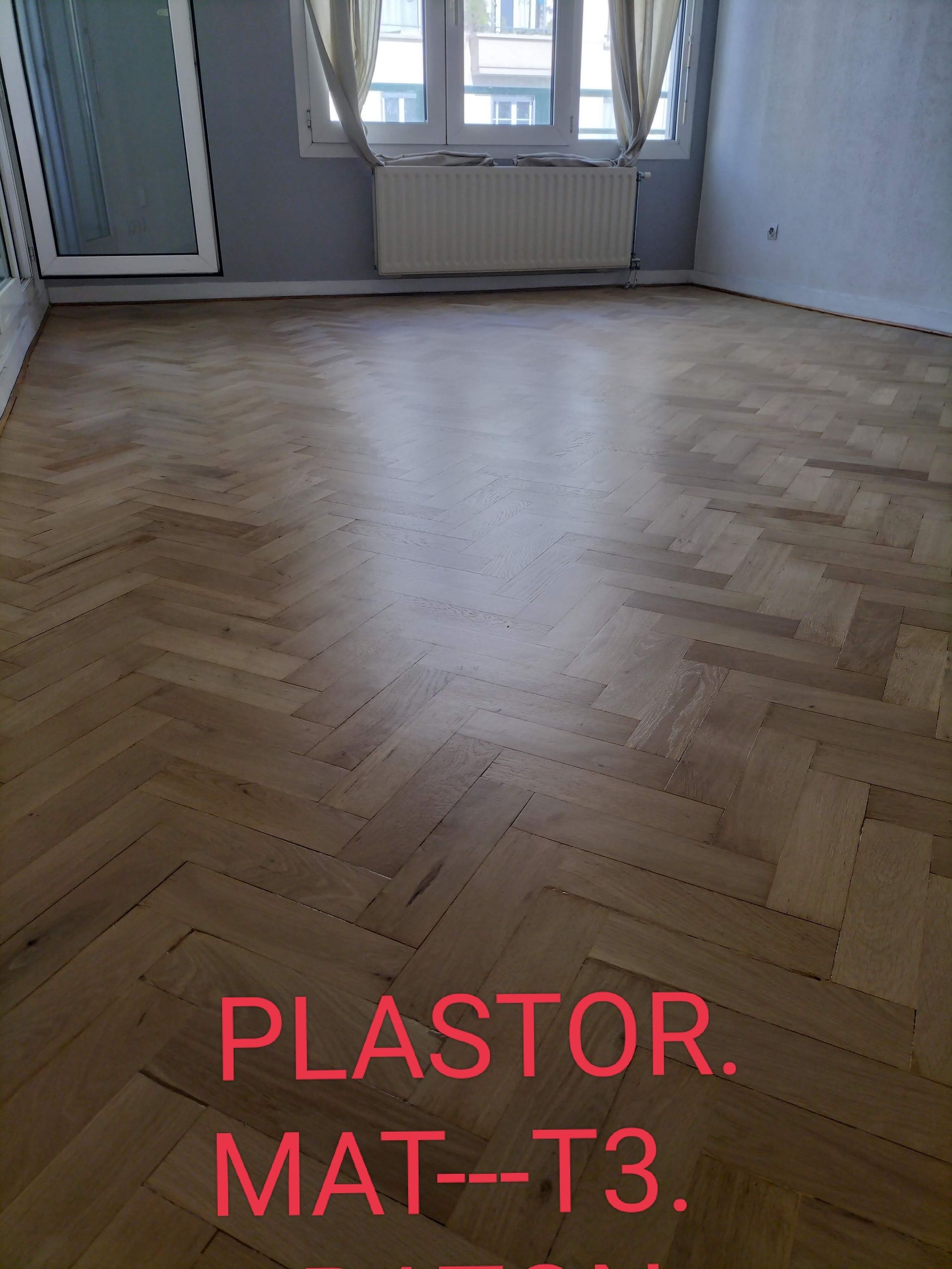 Vitrification avec Plastor Mat T3