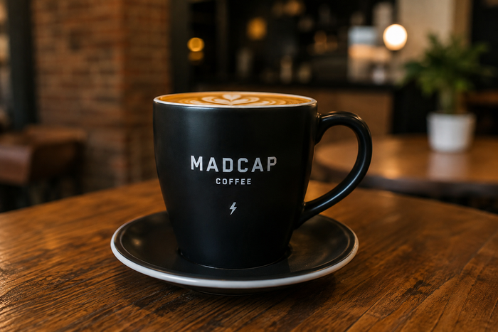 Coffee at Madcap Coffee in downtown Grand Rapids