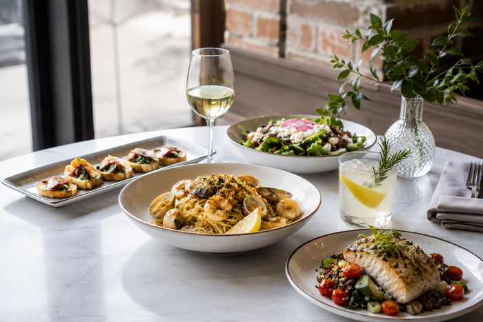 Dinner and drinks at a downtown Grand Rapids restaurant