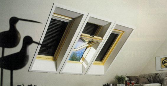 Mise en place de fenêtres de toit