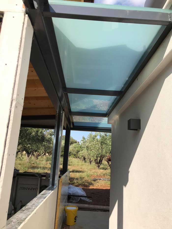 Γυάλινα σκέπαστρα - στέγαστρα - KAMERI GLASS