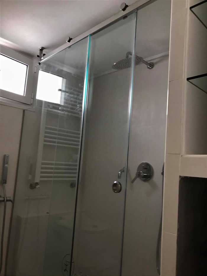 Καμπίνα μπάνιου ειδική κατασκευή - KAMERI GLASS