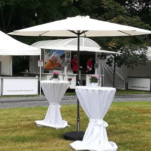 Getränke Center Wagner GmbH, Wiesentheid, Prichsenstadt, Partyausstattungen, Ausschank, Beleuchtung, Lichtanlagen, Zeltboden, Schankanlagen, Kühlung, Heizung, Stuhlhusse, Tische, Stühle, Toilettenwagen, Gläser, exklusives Partyzubehör, Festservice, Heizpilz, Schirmstrahler, Terrassenstrahler, Kroll, Heylo, Gasheizgerät, Heizgebläse niro, Terrassenheizer niedrig, Heizung, Schattenspender, Sonnenschirm, Biertischüberdachung, Großschirm