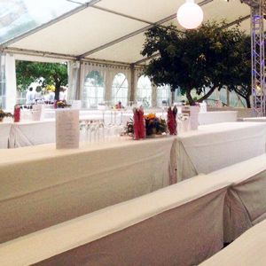 Getränke Center Wagner GmbH, Wiesentheid, Prichsenstadt, Partyausstattungen, Ausschank, Beleuchtung, Lichtanlagen, Zeltboden, Schankanlagen, Kühlung, Heizung, Stuhlhusse, Tische, Stühle, Toilettenwagen, Gläser, exklusives Partyzubehör, Festservice, Stuhl klappbar, Chromstuhl, Banketstühle, Stapelstuhl blau, Barhocker, Hocker, Bänke, Banketttisch lang rund, Garnituren, Klappmöbel, Bistrostehtisch, Tischdecke, Bankauflage, Damastservietten, Sitzkissen, Loungemöbel