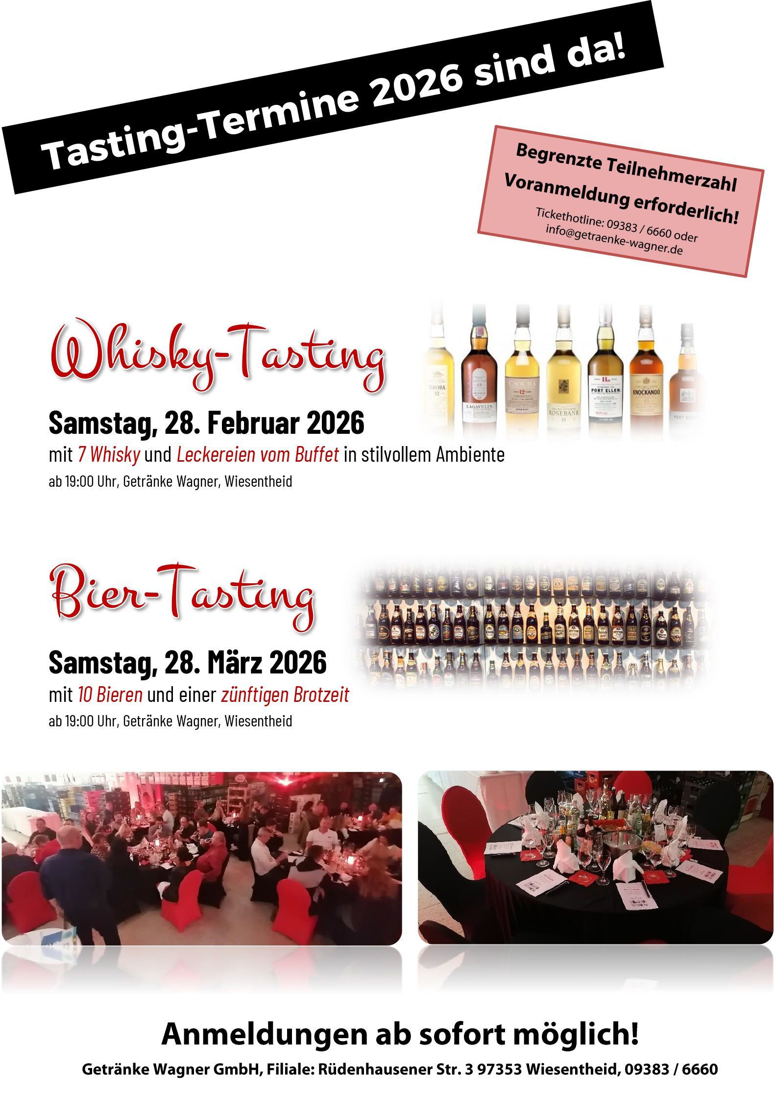 Tasting Termine 2024