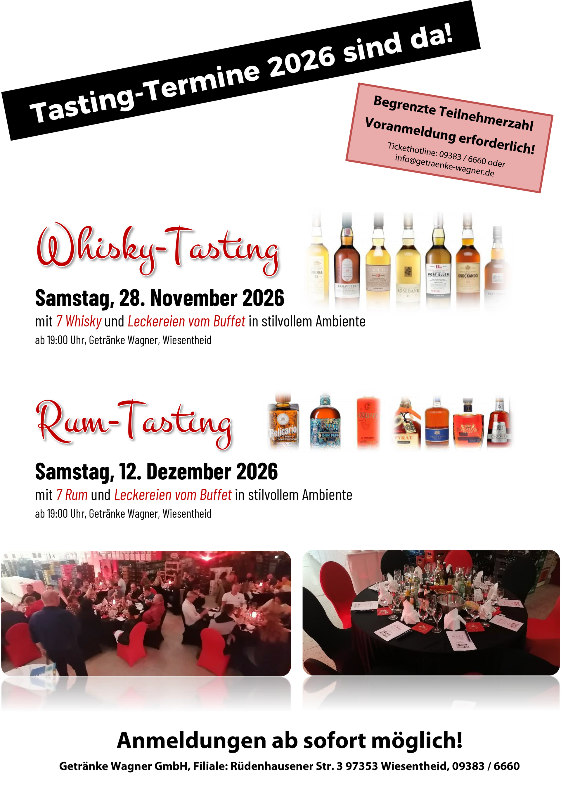 Tasting Termine 2024