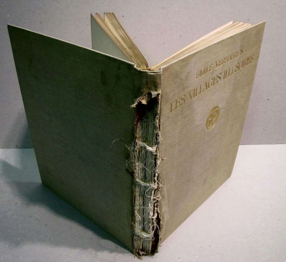 Reparatur, auch Hunde lieben Bücher