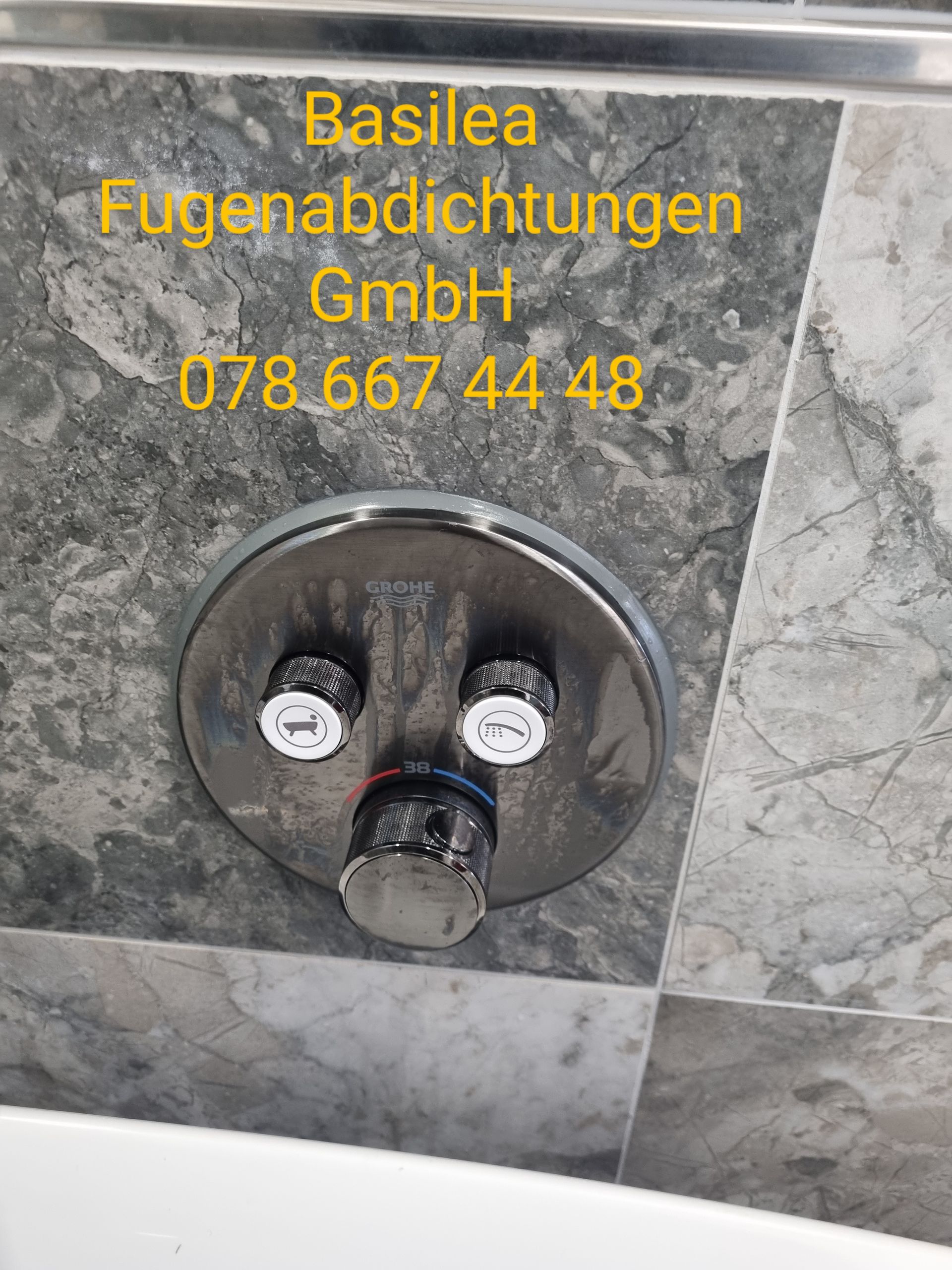 Ein Bild von einem Wasserhahn mit der Aufschrift „Basilea“