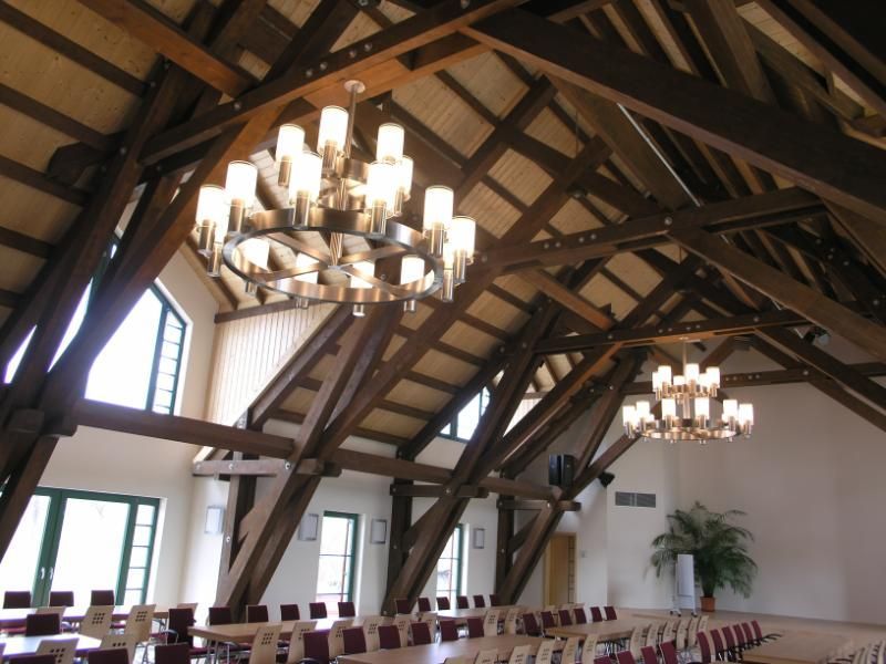 Beleuchtungsinstallation für den Dachboden