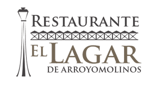 Logo: "Restaurante El Lagar de Arroyomolinos" with lamp post illustration.