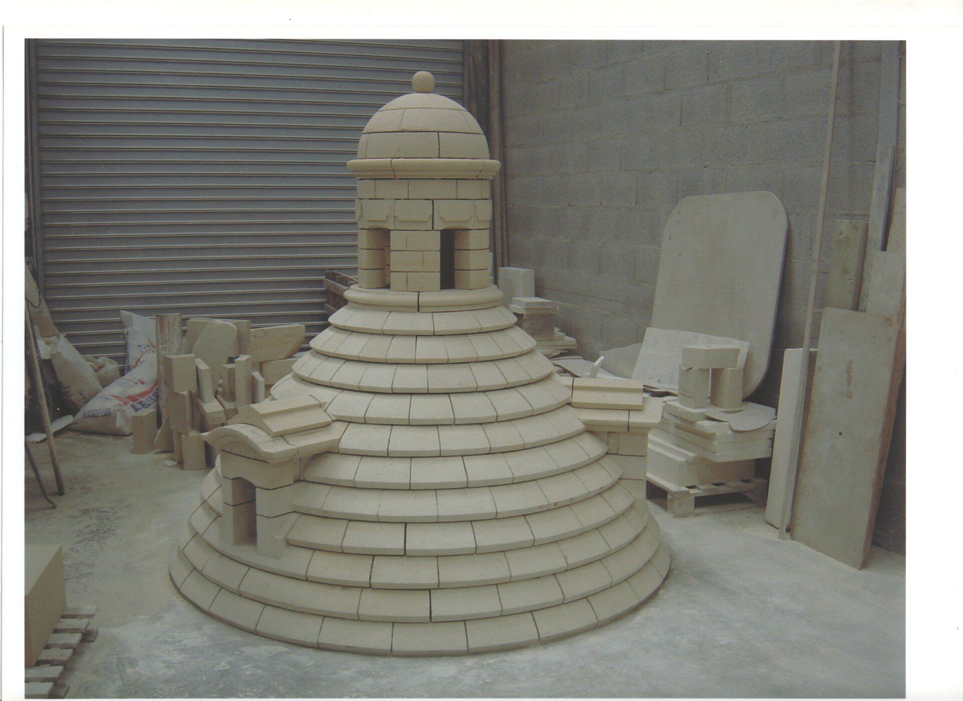 Construction d'un pigeonnier neuf