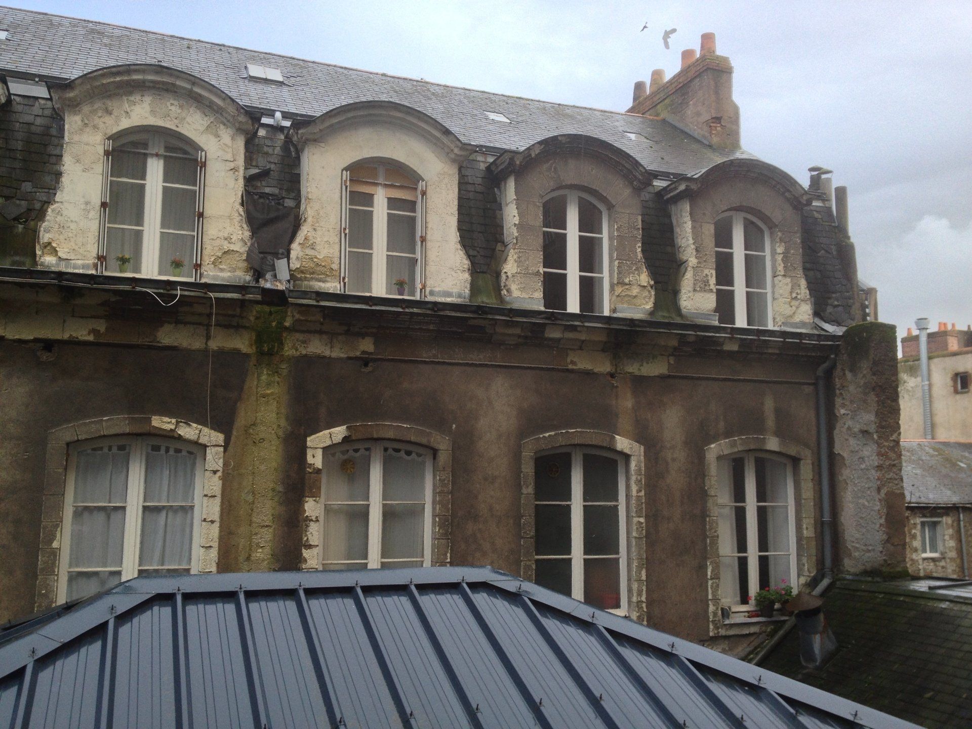 Lucarne avant les travaux