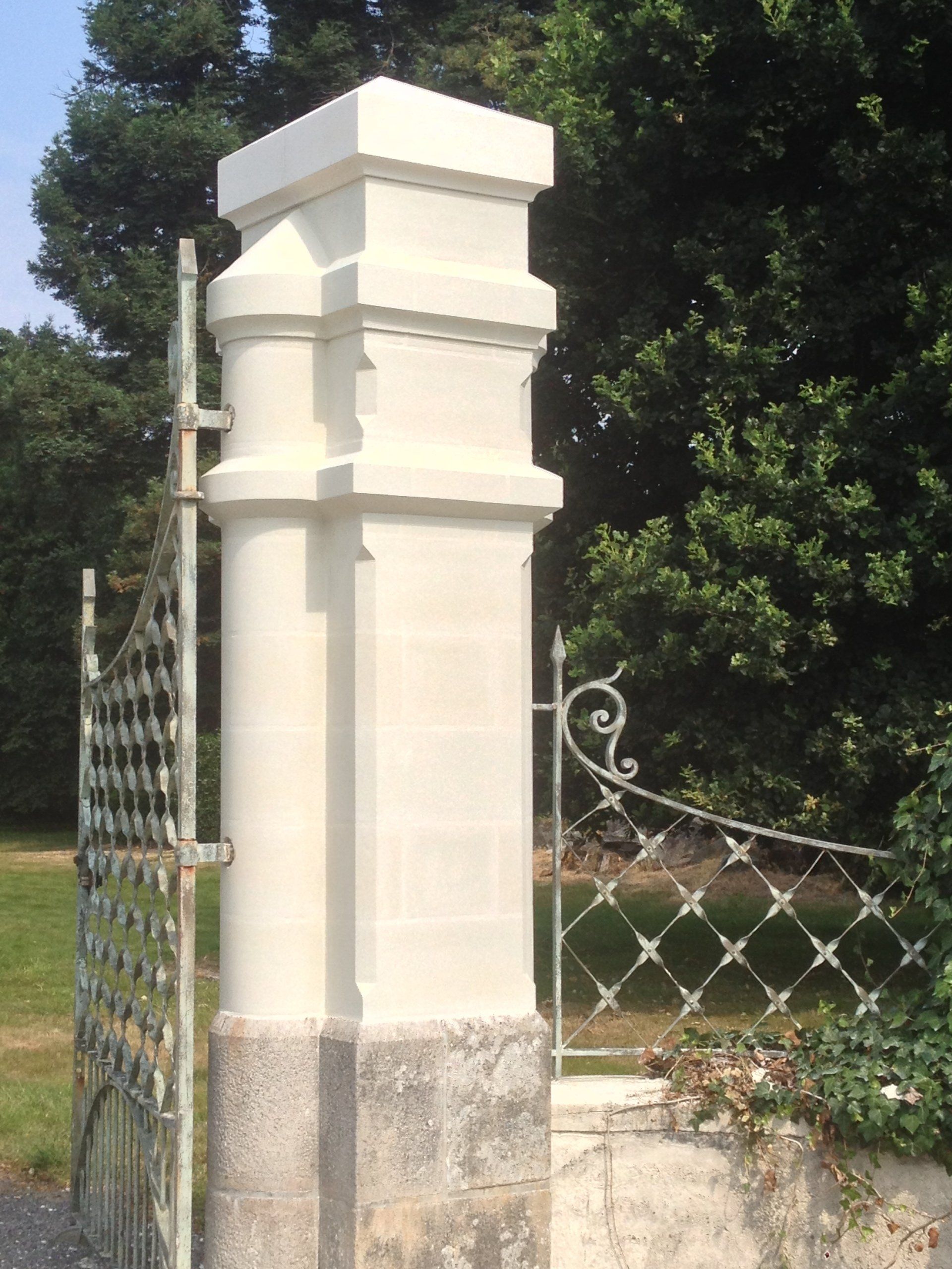 Pilier après travaux