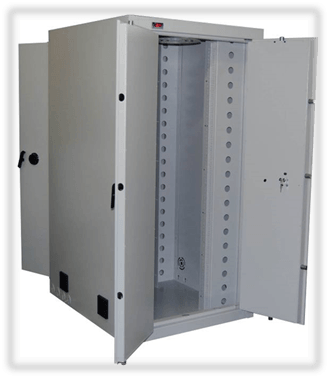 Armoire ventilée de serveur informatique avec dimensions sur mesure