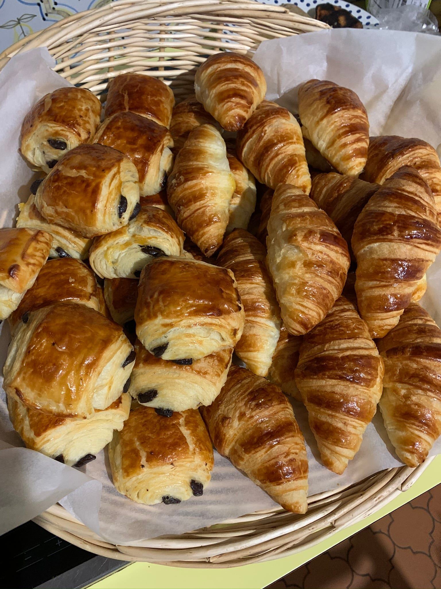 Croissant et chocolatine