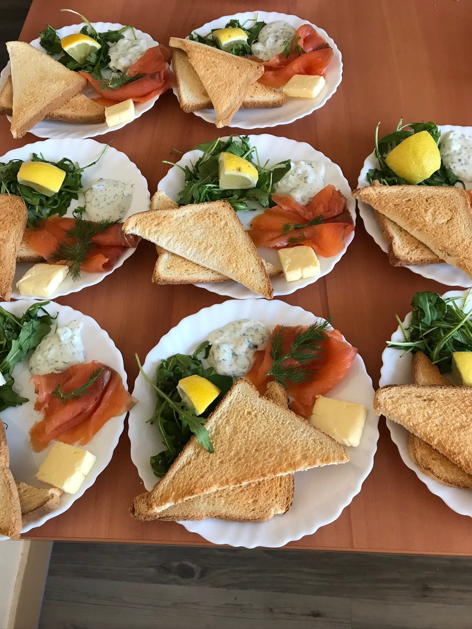 Entrée et sandwich