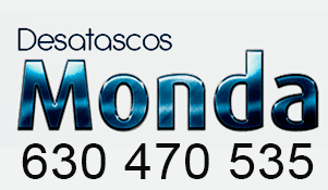 Logotipo de Destacos Monda con texto en degradado azul y número de teléfono 630 470 535