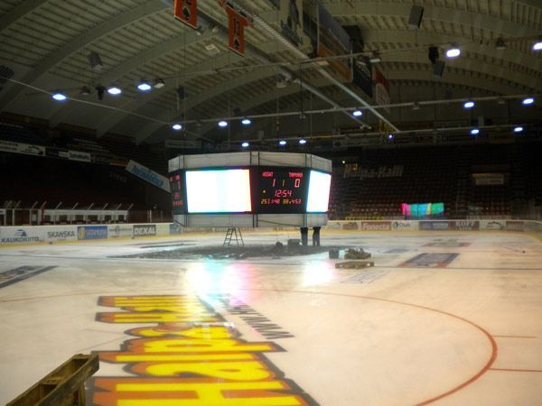 Jäähallin kuvanäyttö