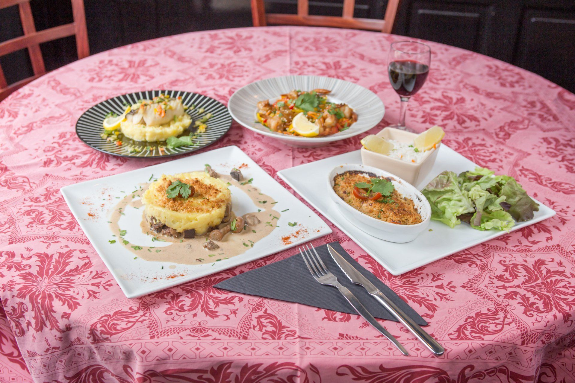 Des plats maison généreux